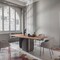 Calligaris Twins design tafel met blad in hout of keramiek - 3